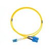 Patchcord ottico monomodale OS2 LC/SC duplex 1 m, LSZH Ø2,8 mm, giallo