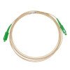 Patchcord ottico monomodale G657A2 SC/APC–SC/APC simplex, 1 metro, Ø 2 mm, colore avorio