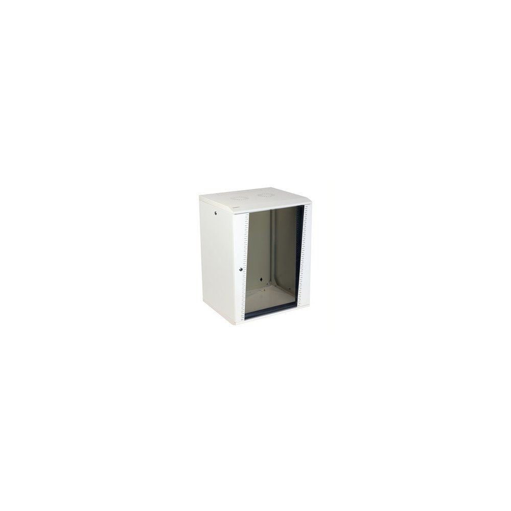 Armadio a muro EASE 15U 600×500 mm bianco – porta vetro, accesso facilitato, IP20