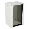 Armadio a muro EASE 18U 600×500 mm bianco – porta vetro, accesso facilitato, IP20