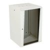 Armadio a muro EASE 18U 600×600 mm bianco – porta vetro, accesso facilitato, IP20
