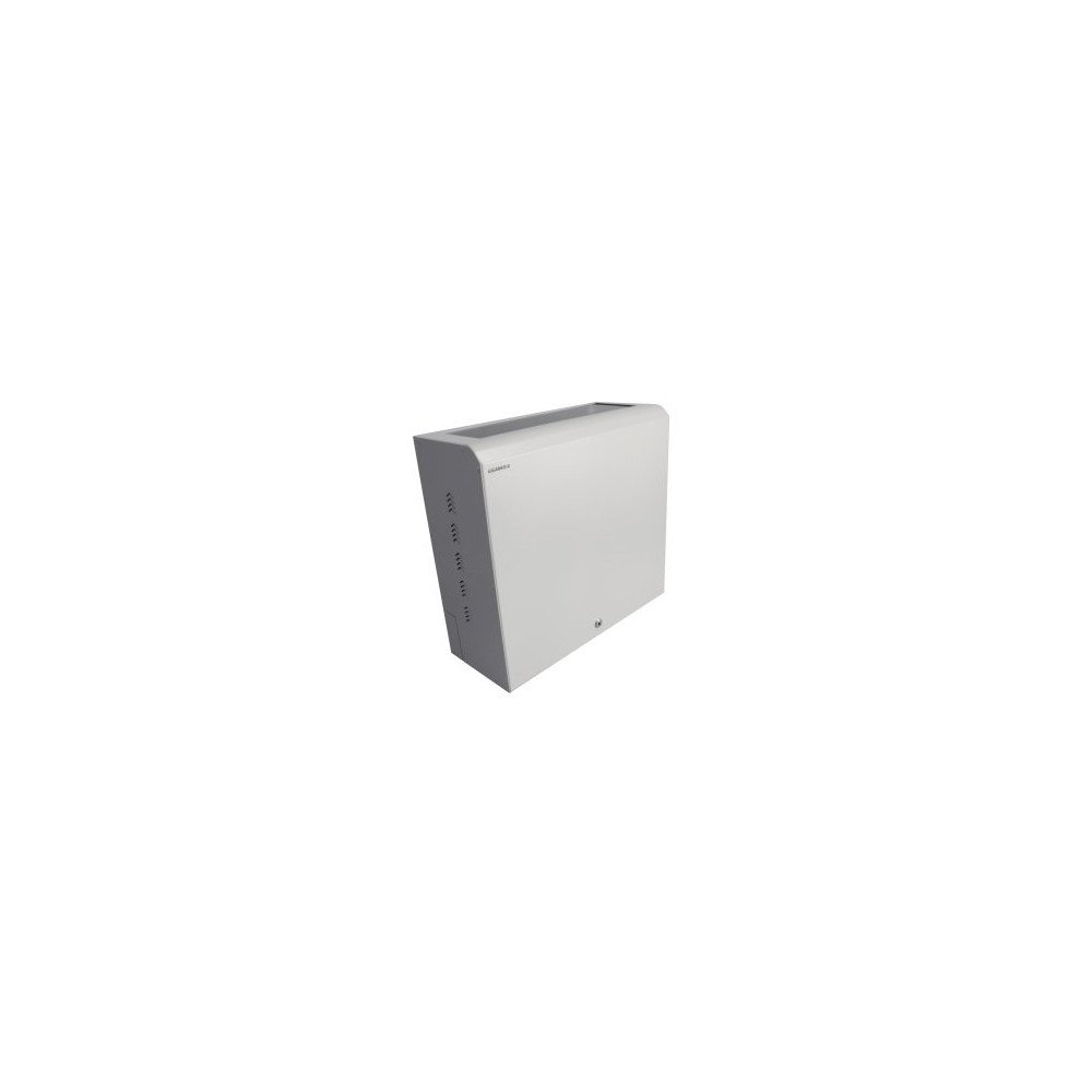 Cabinet MINIBOX 4U grigio – accesso laterale, porta con chiave, IP20