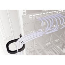 Set 5 supporti verticali per gestione cavi 1U neri – per armadi 800 mm