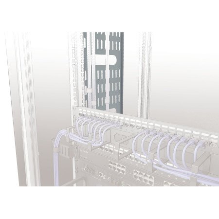 Passerella portacavi 26U zincata – per armadi cablaggio 800 mm