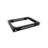 Zoccolo 100 mm 800 x 600 mm ventilato, nero – con accesso cavi frontale e posteriore