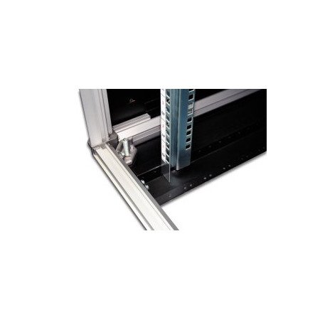Armadio server S250 42U 800x1000 mm, smontabile – porte perforate reversibili, struttura in alluminio, nero
