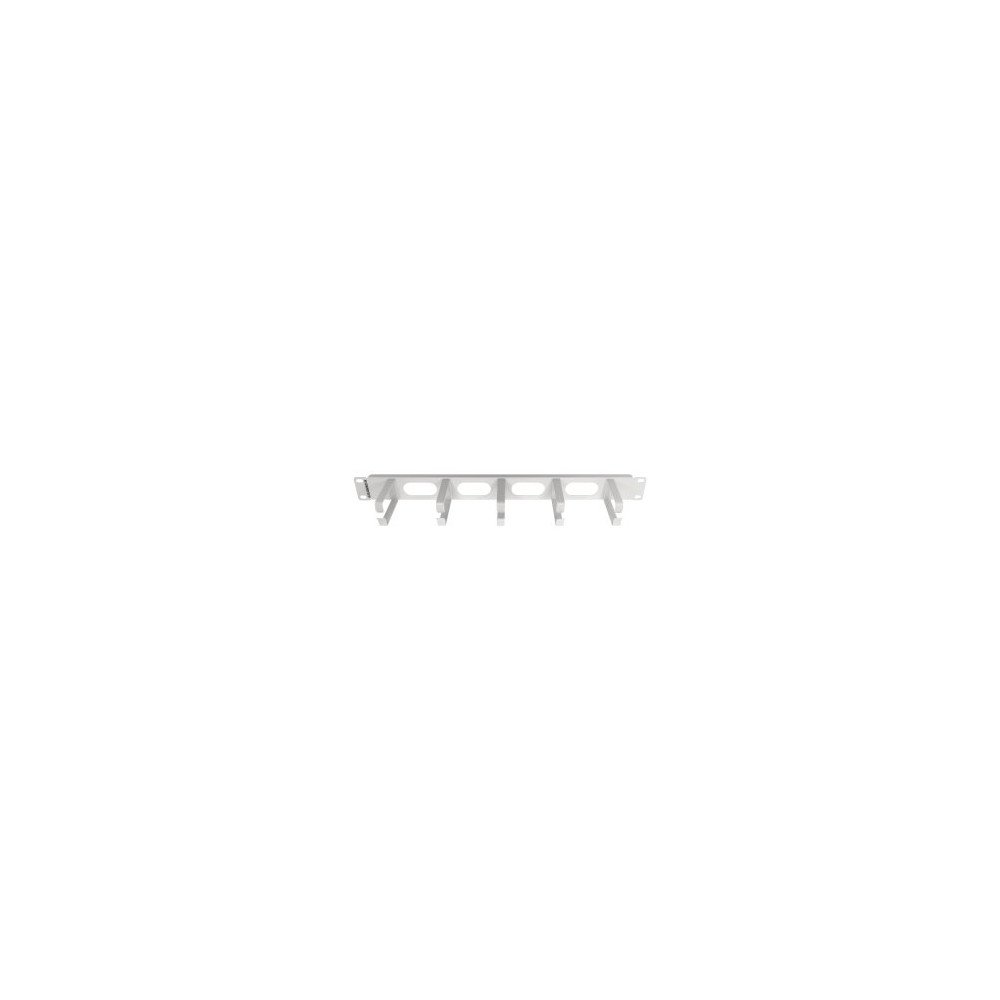 Pannello Passacavi ad Anelli 19" 1U Grigio