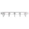 Pannello Passacavi ad Anelli 19" 1U Grigio