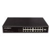Unmanaged PoE+ Switch 16-port Gigabit (200W)