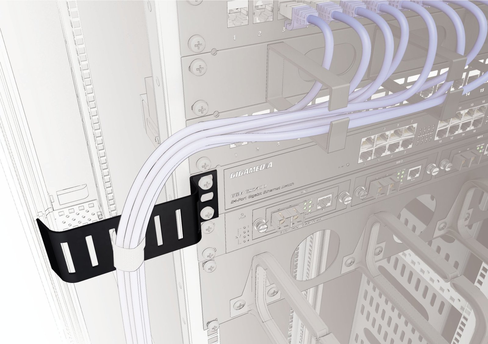 Supporti Guida Cavi Verticali